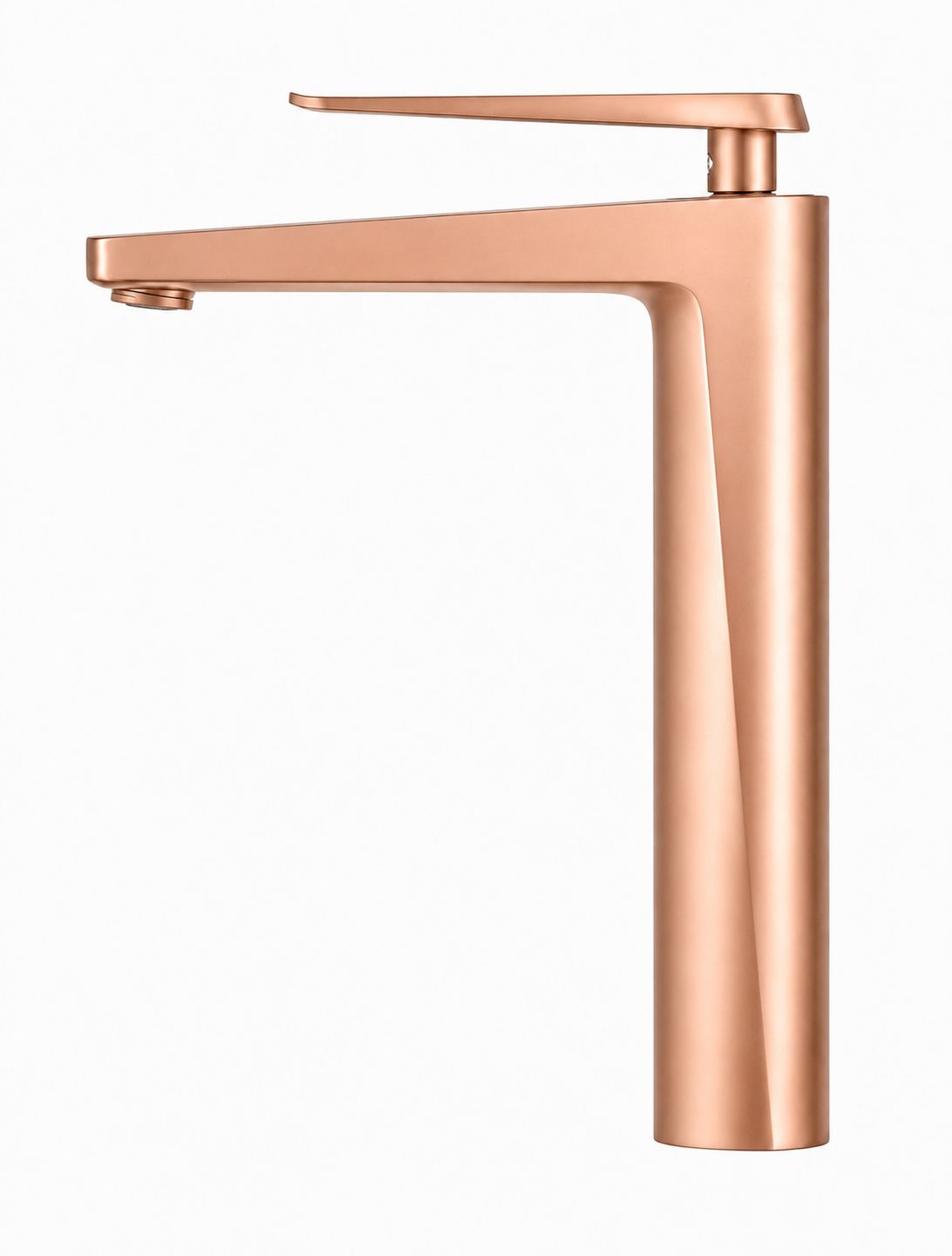 Baterie pentru lavoar cu corp inaltat, alama, rose-gold RV6101HR