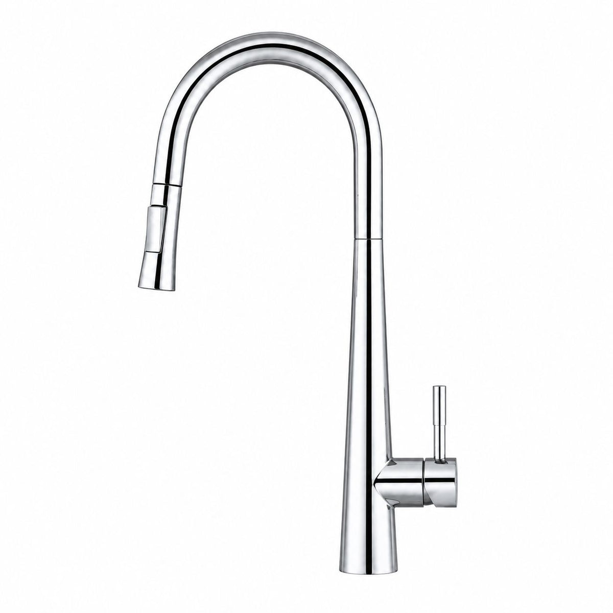 Baterie de bucatarie, otel inoxidabil, pipa extractabila, crom RV5817C