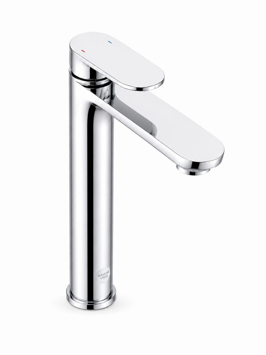 Baterie pentru lavoar cu corp inaltat, alama, crom RV1651HC