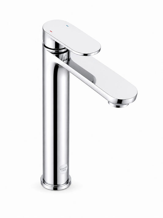 Baterie pentru lavoar cu corp inaltat, alama, crom RV1651HC