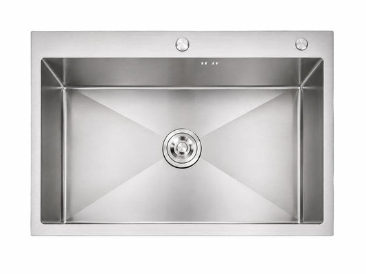 Chiuveta de bucatarie, otel inoxidabil, 80x50cm, satin RV888822