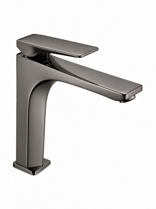 Baterie pentru lavoar cu corp inaltat, alama, gri RV1401HG