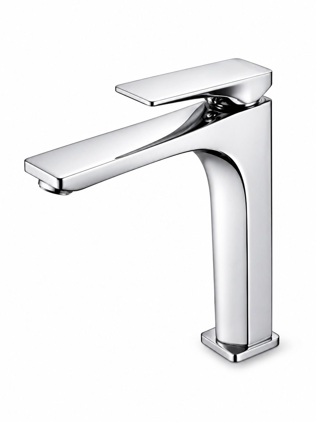 Baterie pentru lavoar cu corp inaltat, alama, crom RV1401HC