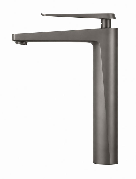 Baterie pentru lavoar cu corp inaltat, alama, gri RV6101HG