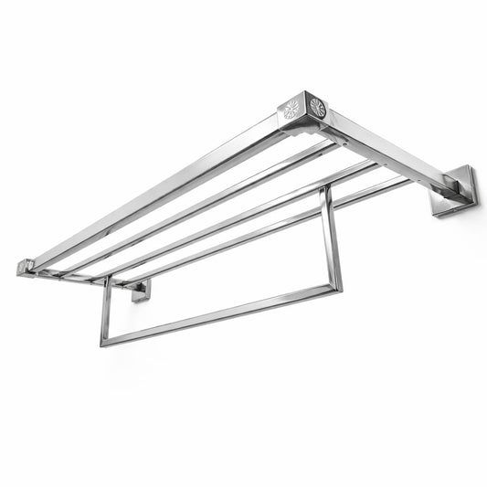 Suport de prosoape, 5 bare, zinc, crom RV888843