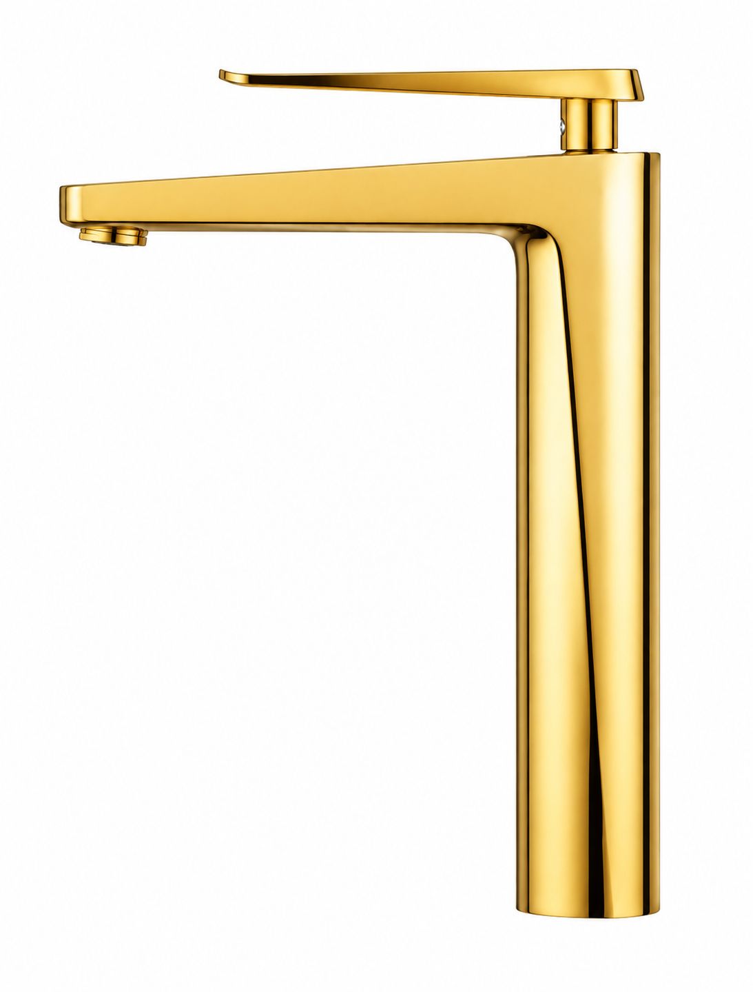 Baterie pentru lavoar cu corp inaltat, alama, gold RV6101H.GOLD