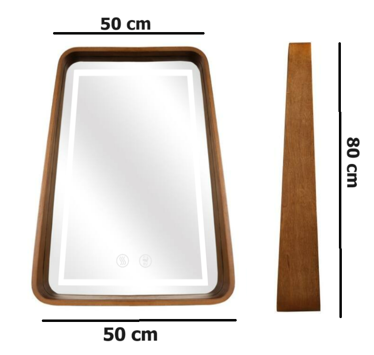 Oglinda LED, 70x50cm RV-LBN006