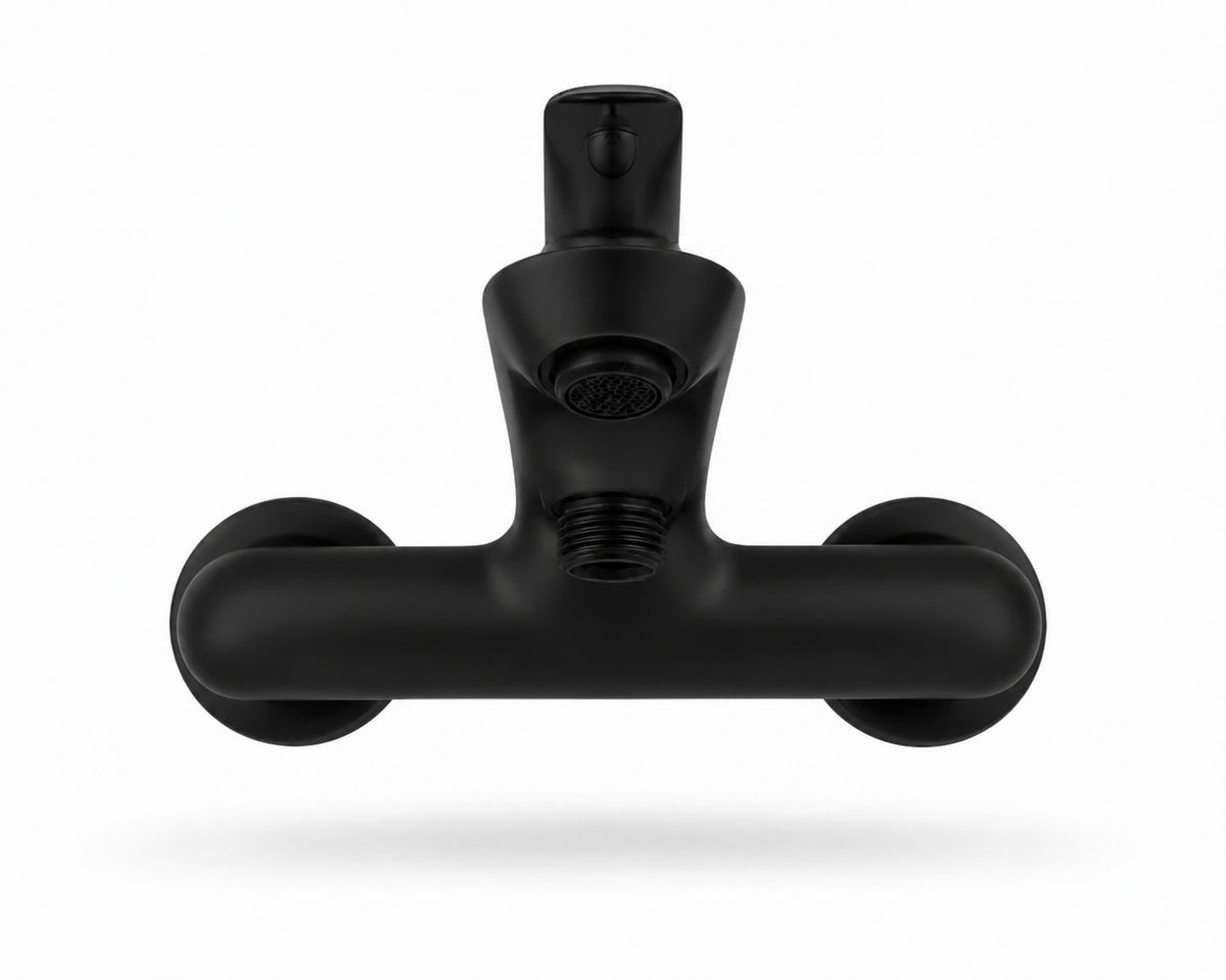 Baterie de cada, alama, fara set de dus, negru RV7403B