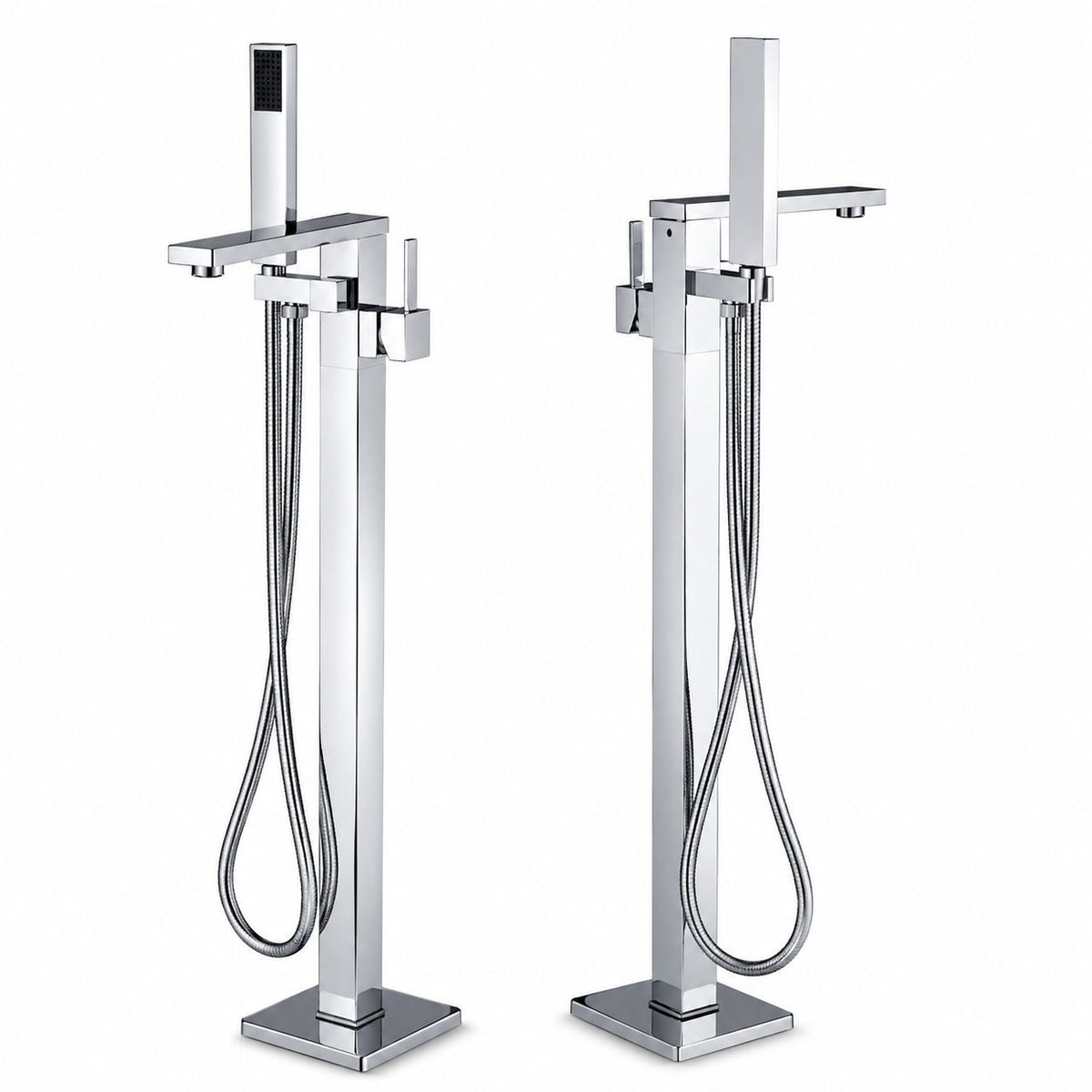 Baterie de cadă freestanding, montaj pe pardoseală, crom RV43031C