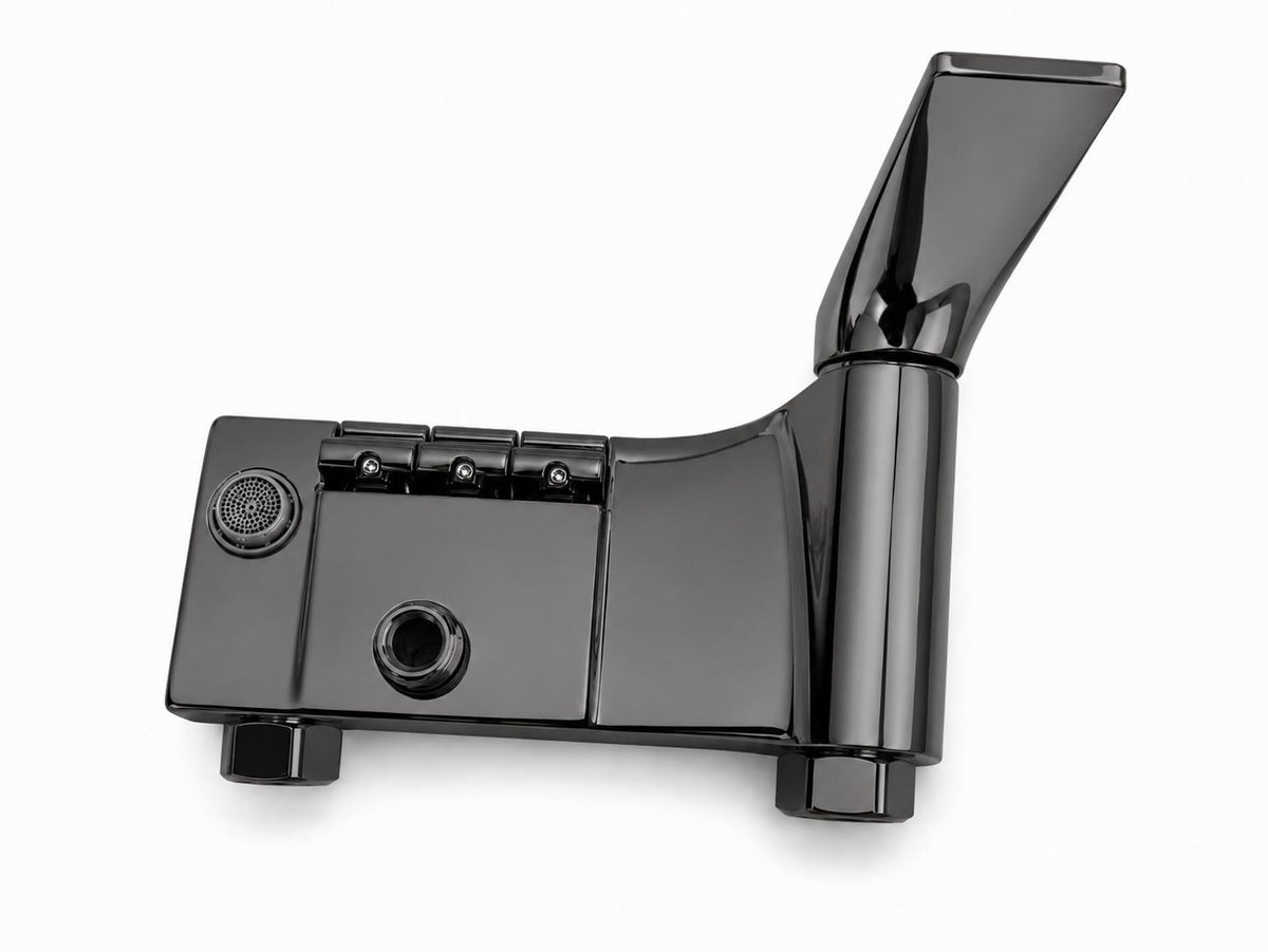 Coloana de dus, baterie incorporata, tip pian, alama, gri RV140G