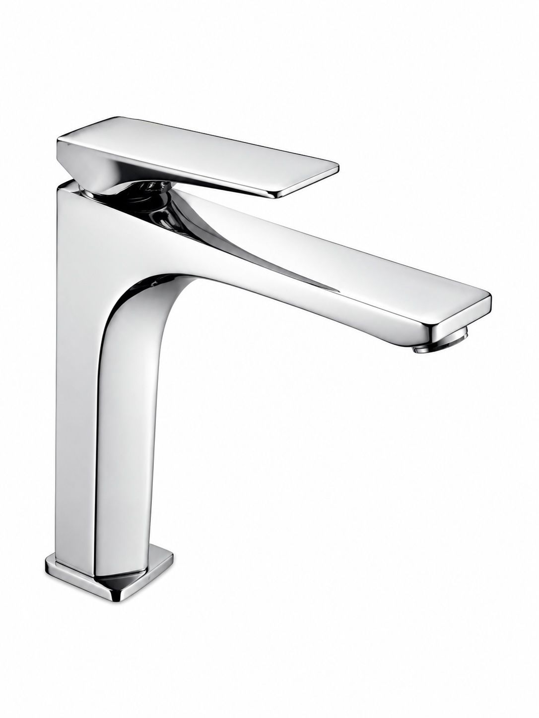Baterie pentru lavoar cu corp inaltat, alama, crom RV1401HC