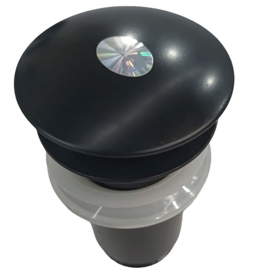 Ventil lavoar cllick-clack, ABS, negru RV888856
