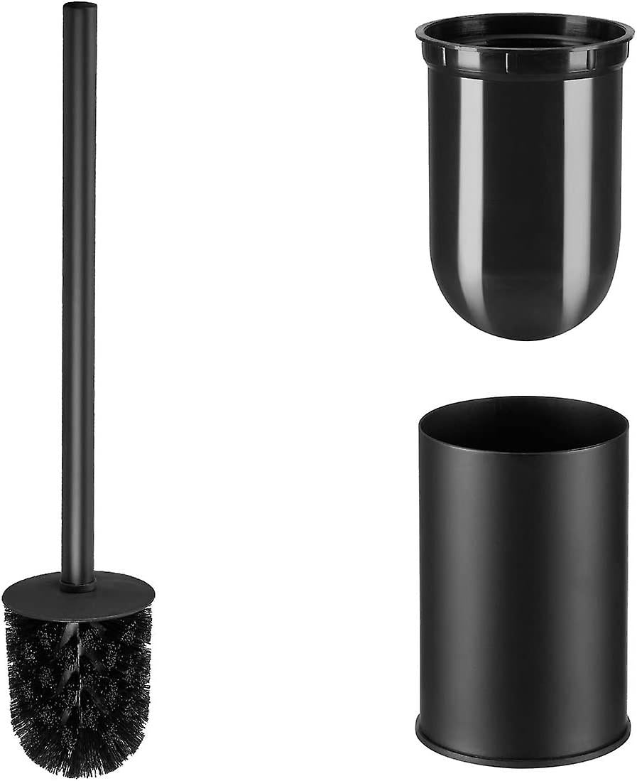 Perie de wc cu suport, negru RV888841