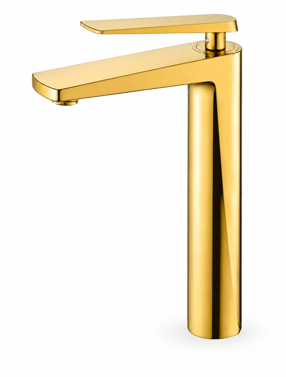 Baterie pentru lavoar cu corp inaltat, alama, gold RV6101H.GOLD