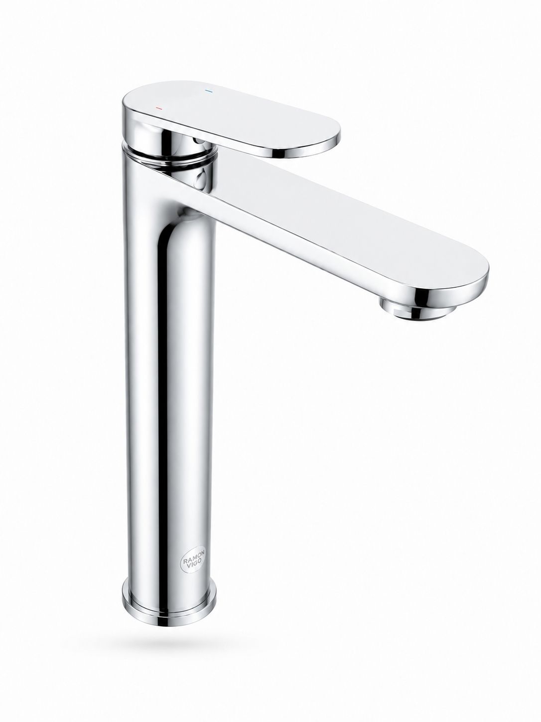 Baterie pentru lavoar cu corp inaltat, alama, crom RV1651HC