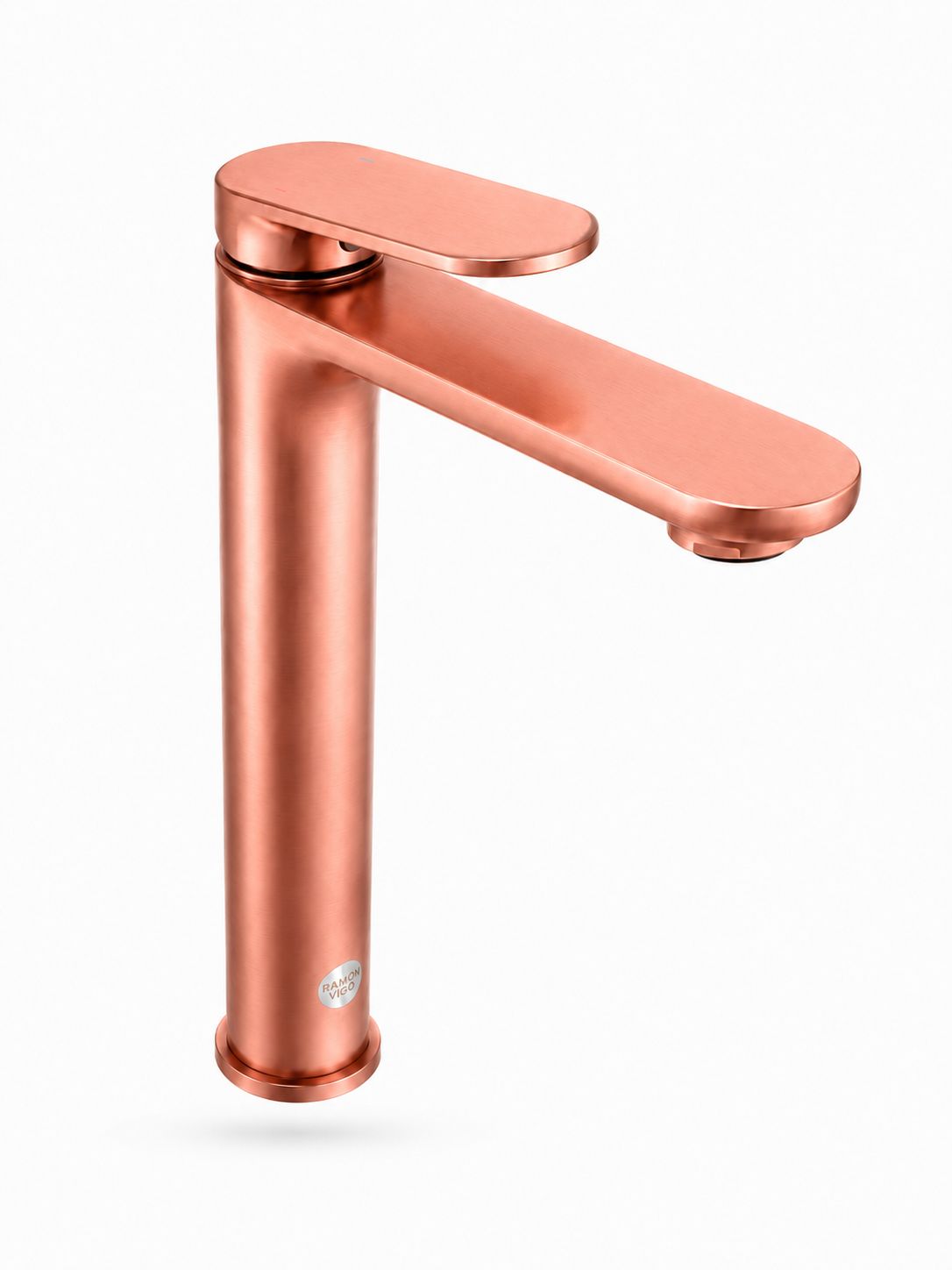 Baterie pentru lavoar cu corp inaltat, alama, rose-gold RV1651HR