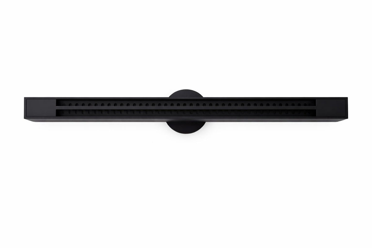 Rigolă duș liniară slim, reversibila, inox 304, 600x32mm, negru RV8888113