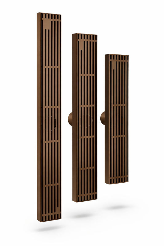 Rigolă duș liniară, inox 304, 57x600mm, rose-gold RV8888117R
