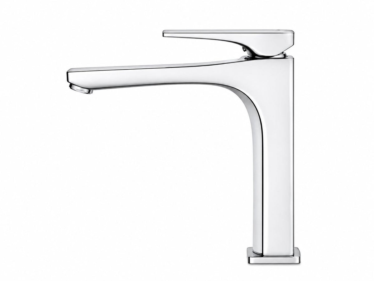Baterie pentru lavoar cu corp inaltat, alama, crom  RV1401HC