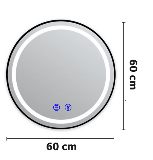 Oglinda LED, 60x60cm  RV-LBN004