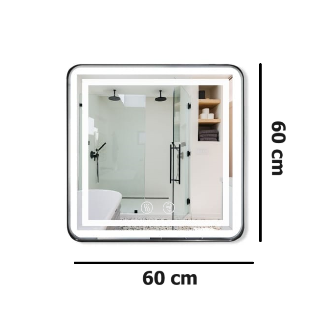 Oglinda LED, 60x60cm  RV-LBN009