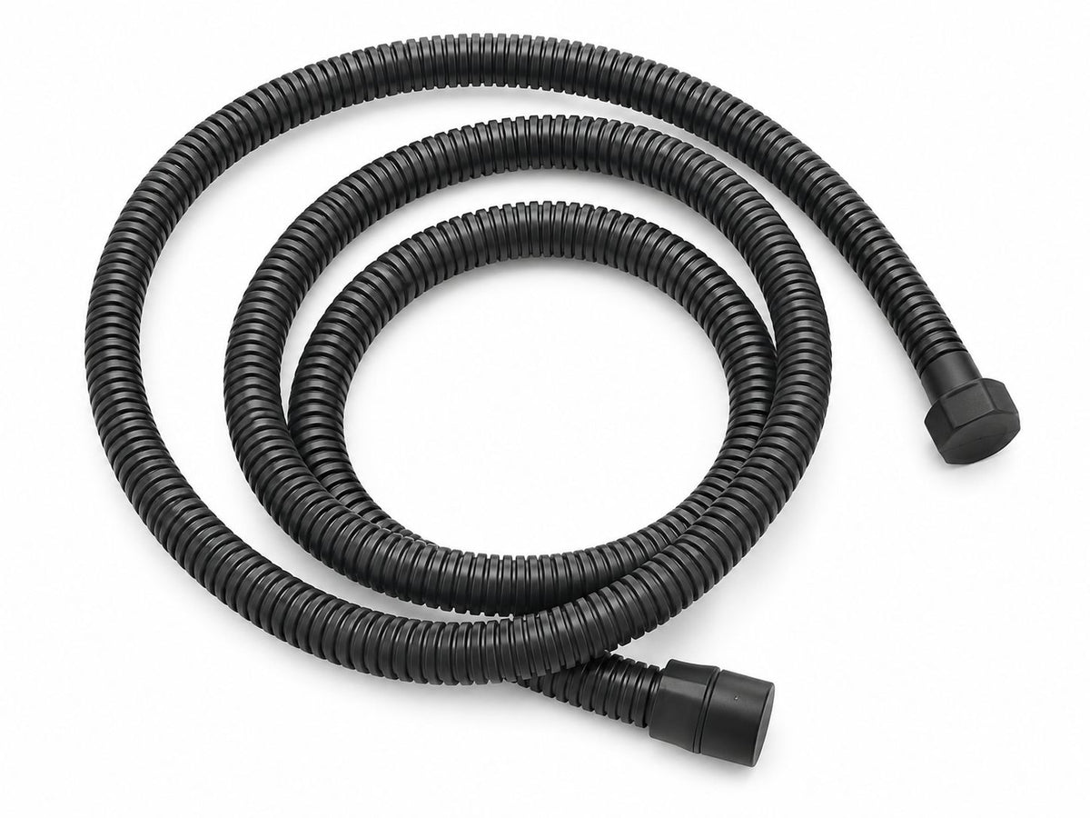 Baterie de cada, alama, set de dus inclus, negru RV1653B