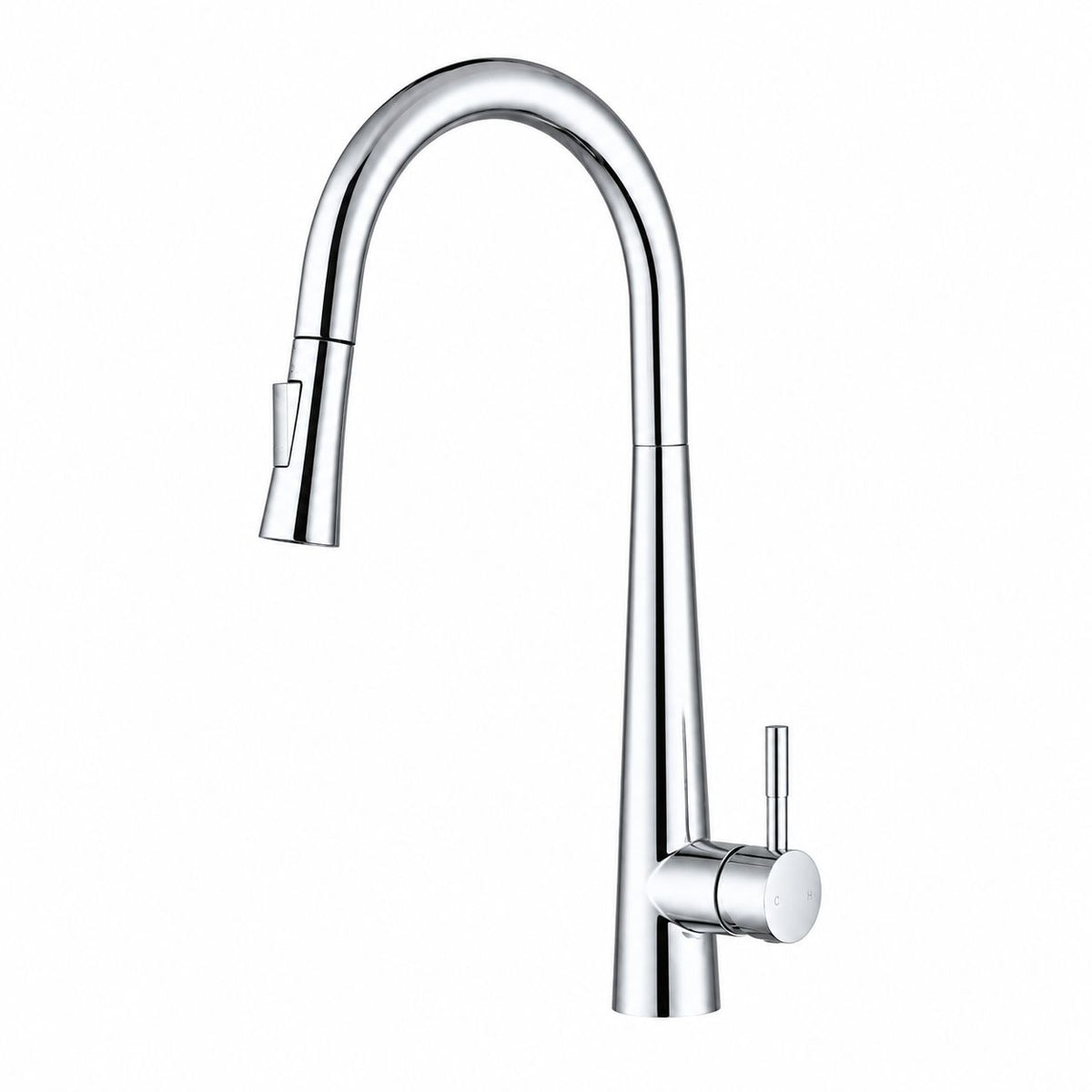 Baterie de bucatarie, otel inoxidabil, pipa extractabila, crom  RV5817C