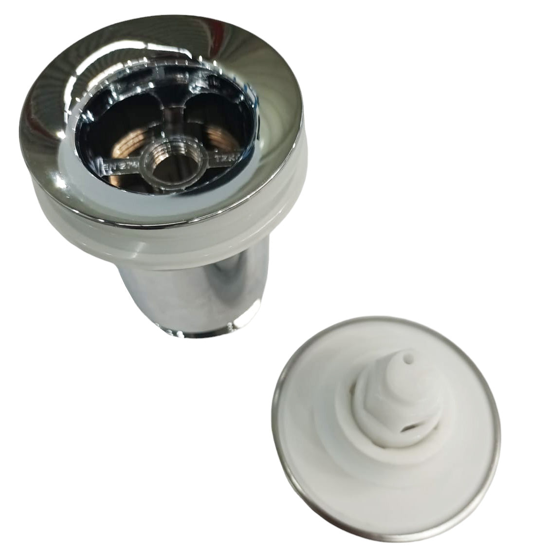 Ventil lavoar click-clack, ABS, crom RV888855