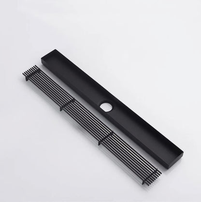 Rigolă duș liniară, inox 304, 57x500mm, negru RV8888104