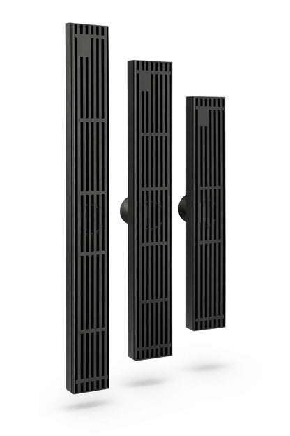 Rigolă duș liniară, inox 304, 57x500mm, negru RV8888104