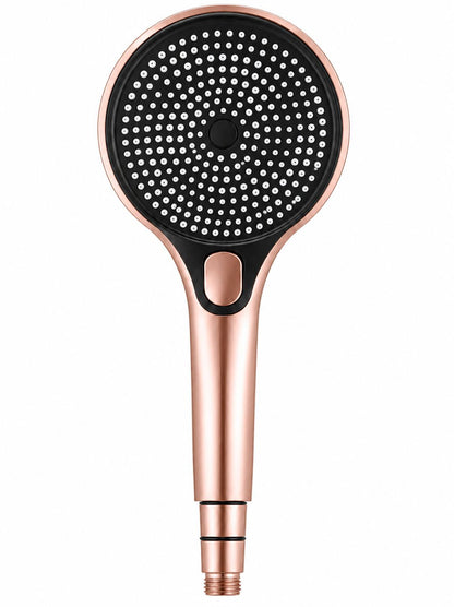 Coloana de dus, baterie incorporata,pipa pivotanta, alama, rose-gold  RV16519R