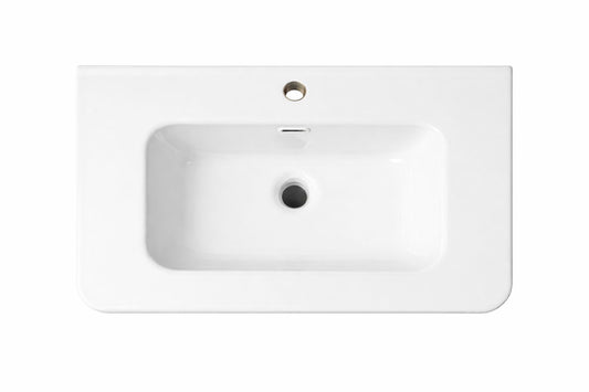 Set mobilier baie, PVC, 80x46x45cm, negru     RVC2004B