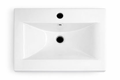 Set mobilier baie, PVC, 50x43x52 cm, alb   RVH11-500W