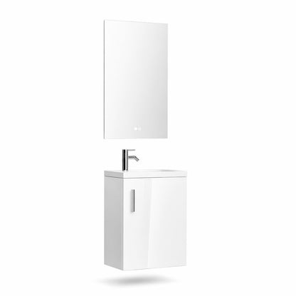 Set mobilier baie, PVC, 40x20x55cm, alb     RVH24-400W